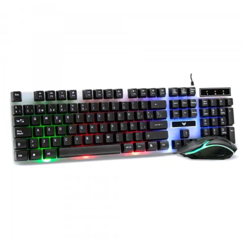 CROWN KIT TASTIERA + MOUSE GAMING BACKLIGHT [LAYOUT IT] 1200DPI