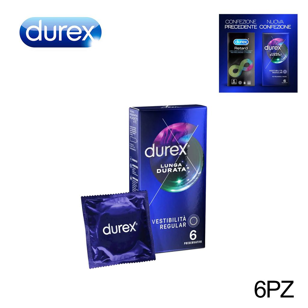 DUREX PROFILATTICO LUNGA DURATA X6PZ