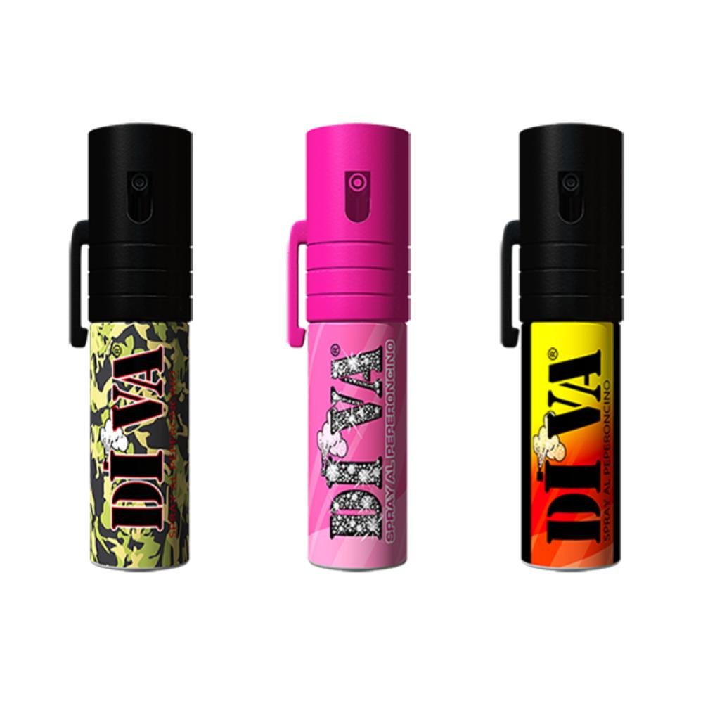 LEGITTIMA DIFESA SPRAY AL PEPERONCINO LEGALE DIVA (ASS.3COLORI) …