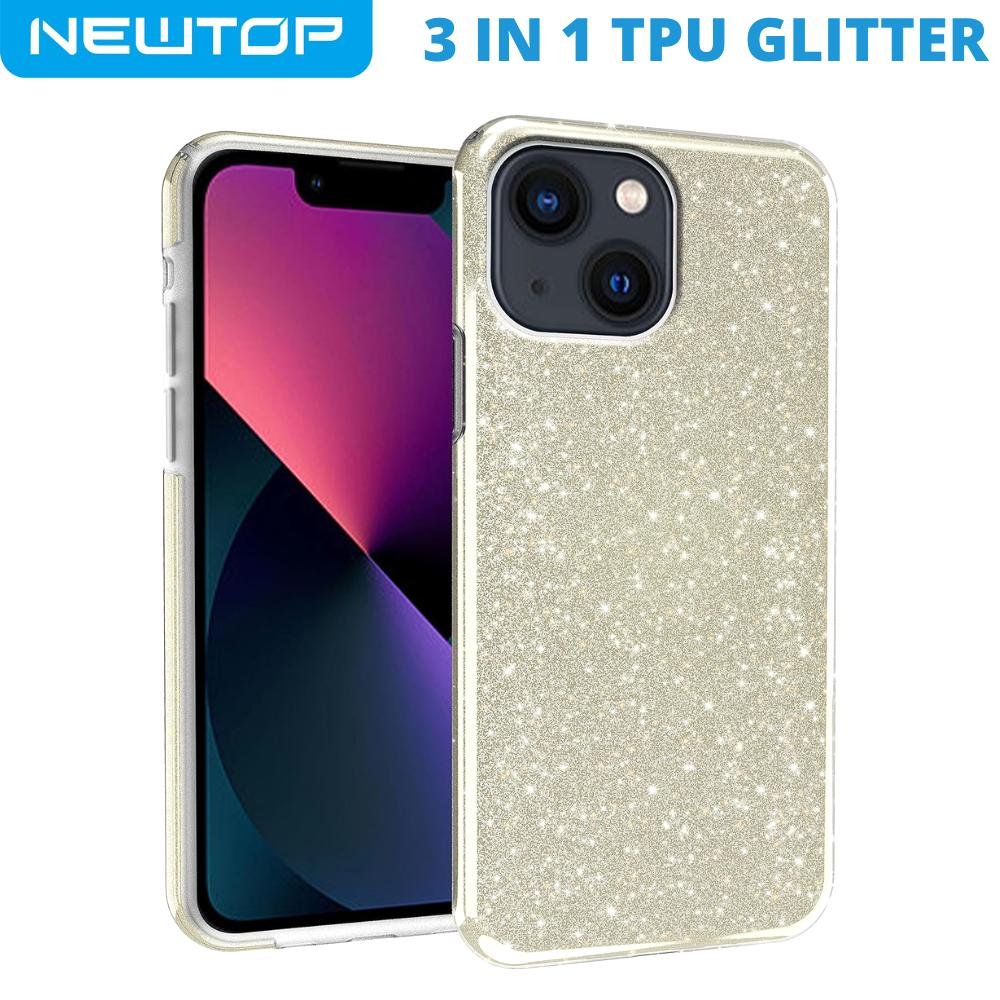 3 IN 1 PC TPU GLITTER COVER APPLE …