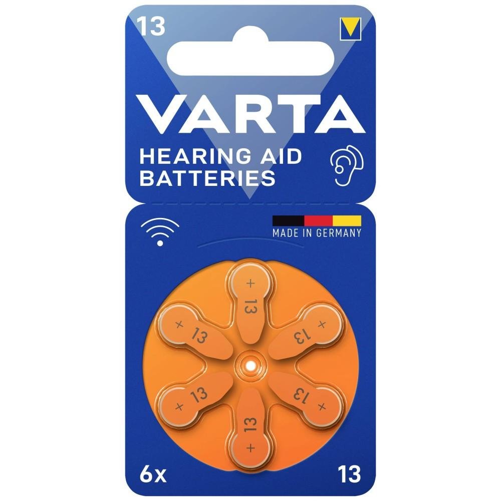 VARTA HEARING AID BATTERIES ACUSTICHE 13X6 BL1