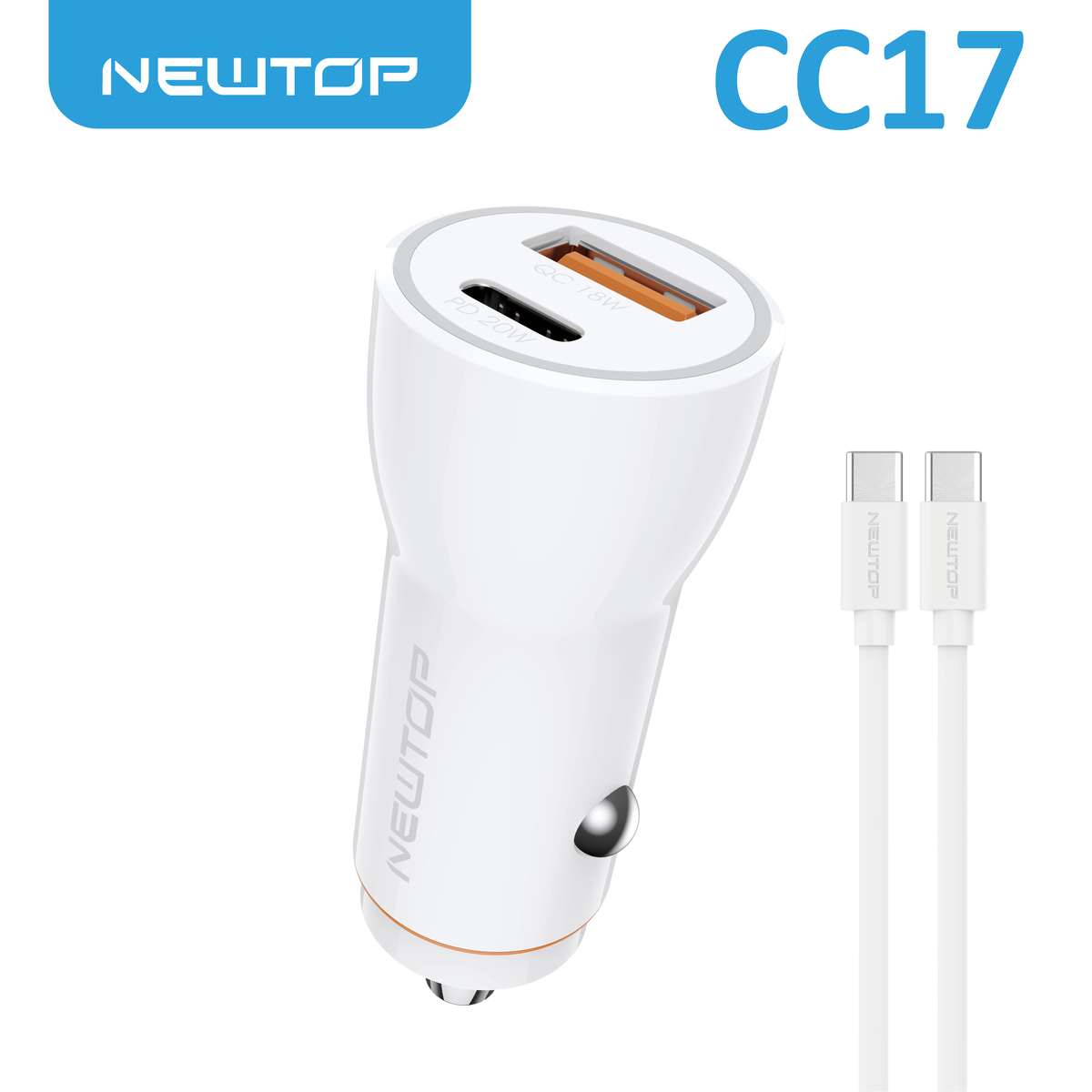 NEWTOP CC17 CARICATORE DA MACCHINA QC18W+ PD 38W …