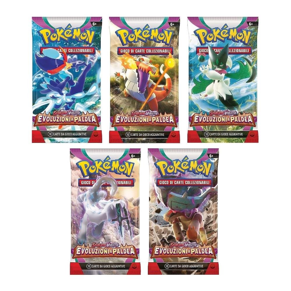 Pokemon - Bustina Singola "SCARLATTO E VIOLETTO - 02 EVOLUZIONI A PALDEA" 09/06/23