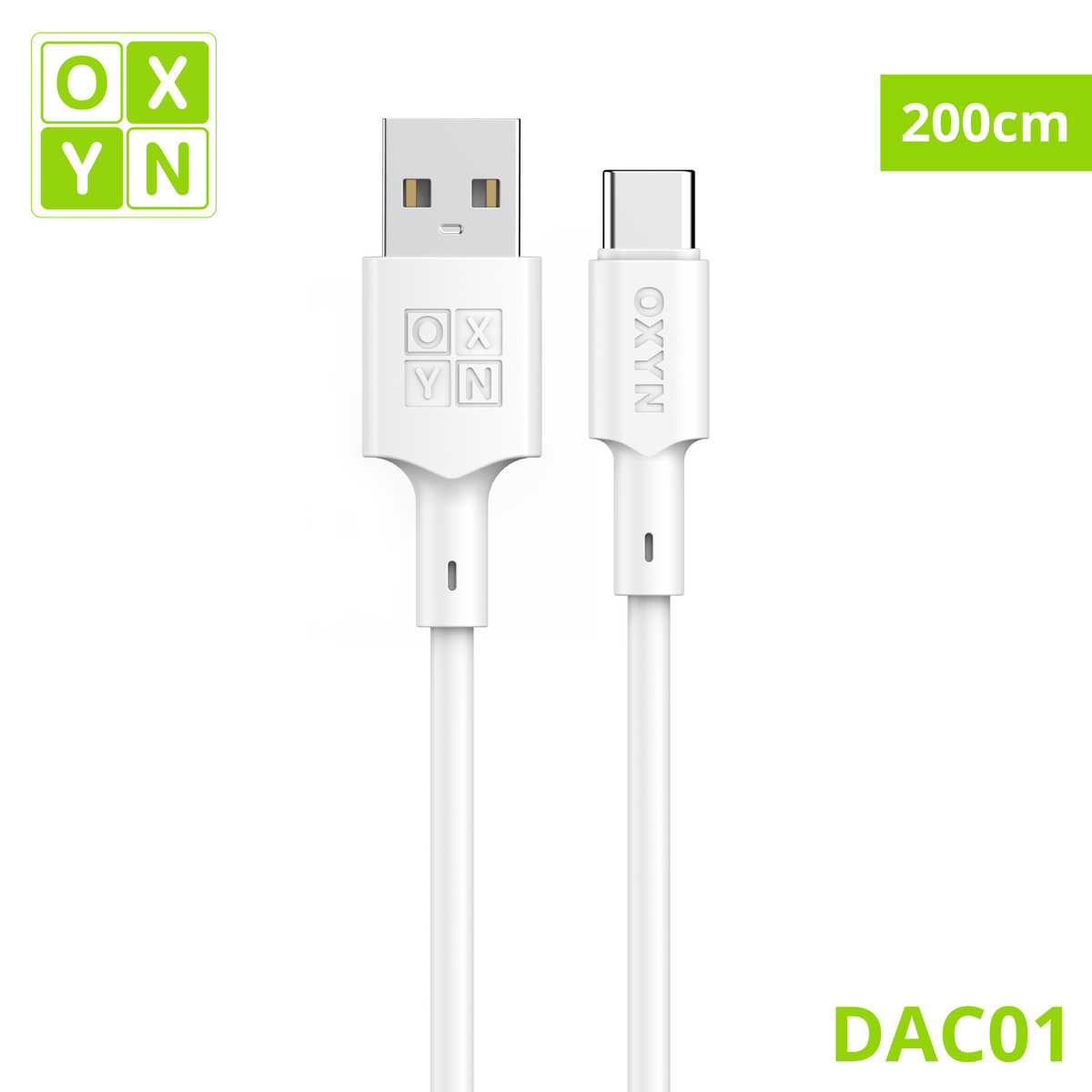 OXYN DAC01 CAVO USB/TYPE-C 200CM