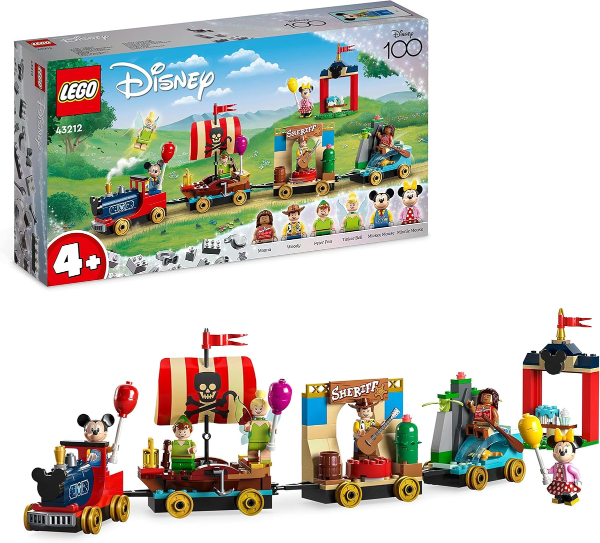 LEGO DIDNEY - Treno delle celebrazioni Disney 43212