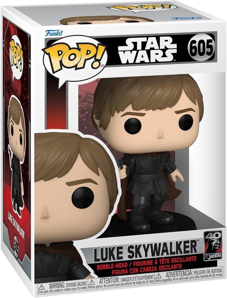 FUNKO POP STAR WARS: RETURN OF THE JEDI 40TH ANNIVERSARY - VINYL FIGURE 605 LUKE 9CM