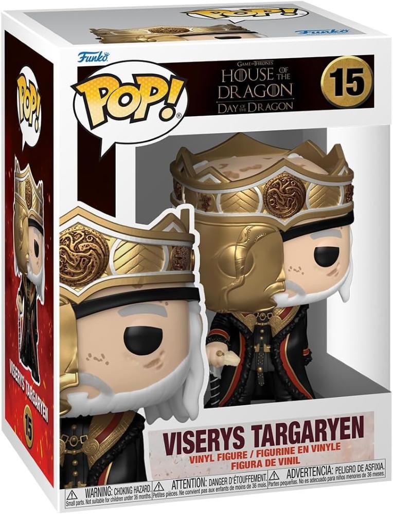 FUNKO POP GAME OF THRONES: HOUSE OF THE DRAGON S2 - VINYL FIGURE 15 MASKED VISERYS 9CM
