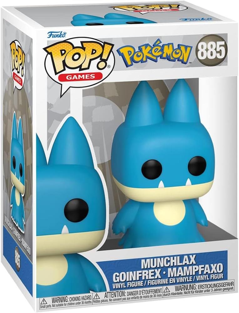 FUNKO POP POKEMON - VINYL FIGURE 885 MUNCHLAX (EMEA) 9CM