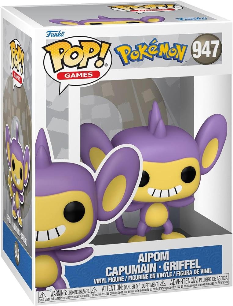 FUNKO POP POKEMON - VINYL FIGURE 947 AIPOM (EMEA) 9CM