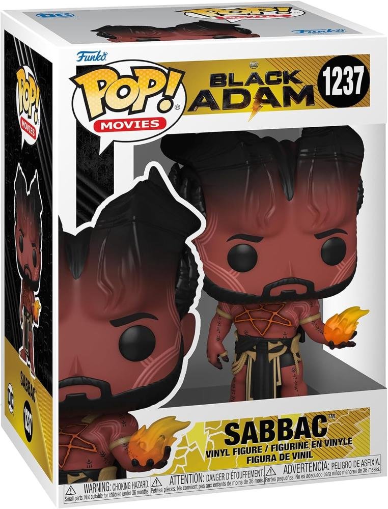 FUNKO POP BLACK ADAM - VINYL FIGURE 1237 SABBAC 9CM*