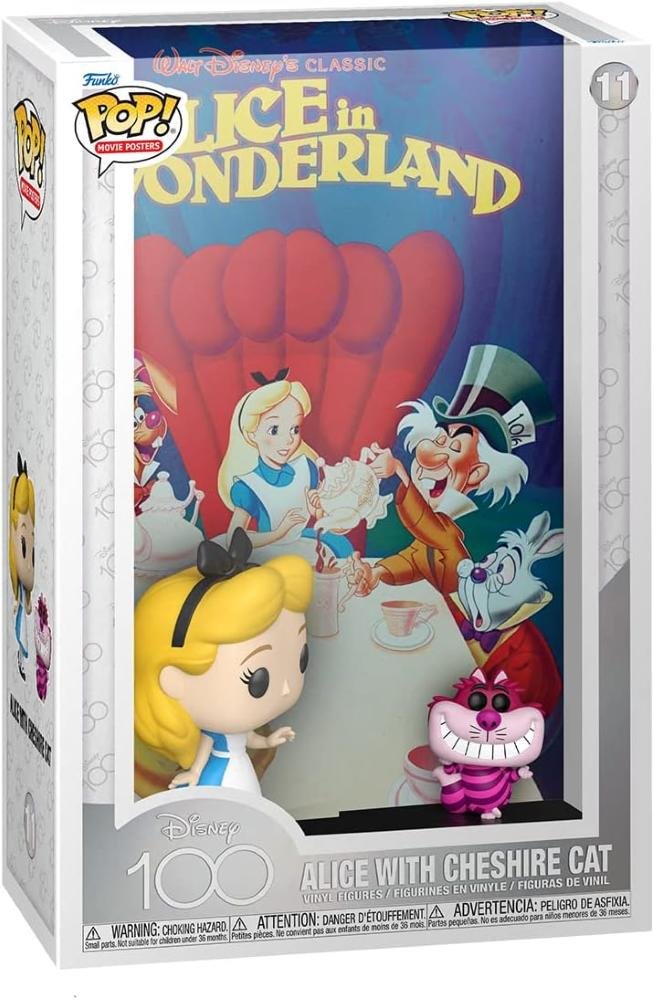 FUNKO POP DISNEY: 100TH ANNIVERSARY - MOVIE POSTER VINYL FIGURE 11 ALICE IN WONDERLAND 9CM*
