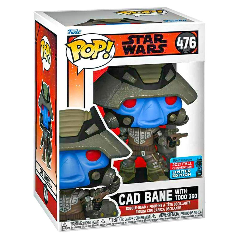 FUNKO POP STAR WARS - VINYL FIGURE 476 CAD BANE W/TODO NYCC/FALL CON. 9CM*