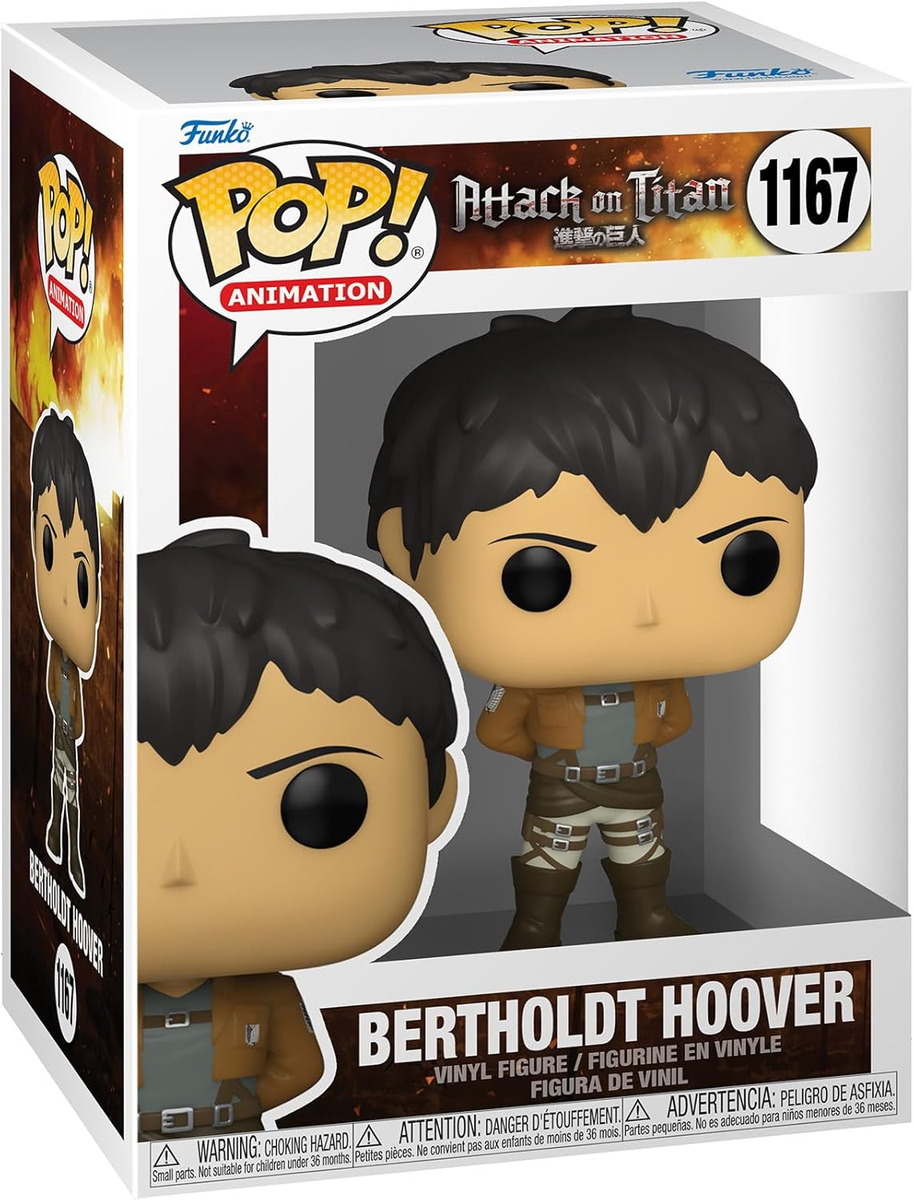 FUNKO POP ATTACK ON TITAN - VINYL FIGURE 1167 BERTHOLDT HOOVER 9CM