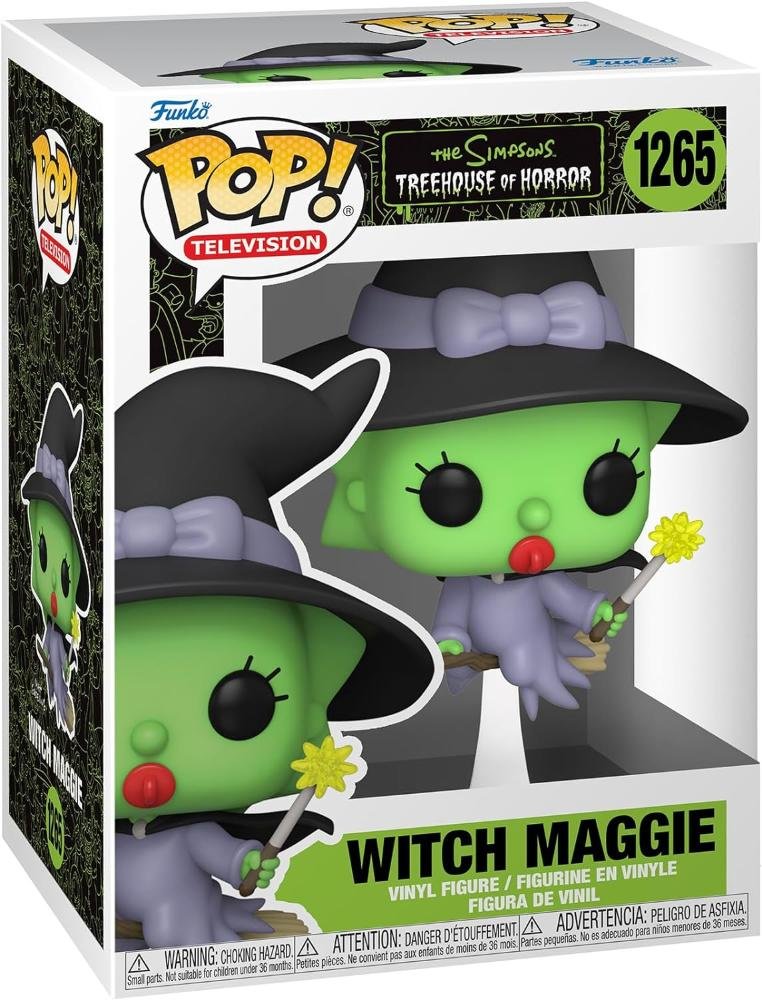 FUNKO POP THE SIMPSONS: TREEHOUSE OF HORROR - VINYL FIGURE 1265 WITCH MAGGIE 9CM*