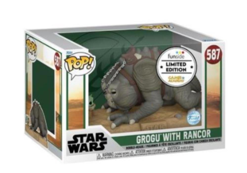 FUNKO POP STAR WARS: THE BOOK OF BOBA FETT - JUMBO VINYL FIGURE 587 RANCOR W/GROGU 25CM GA EXCL*