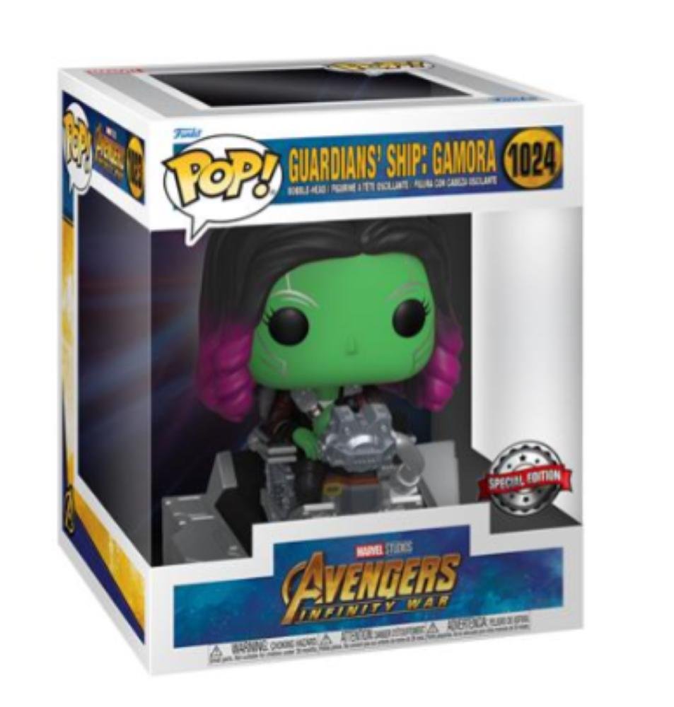 FUNKO POP MARVEL: GUARDIANS OF THE GALAXY VINYL FIGURE 1024 DELUXE SHIP GAMORA GA EXCL*