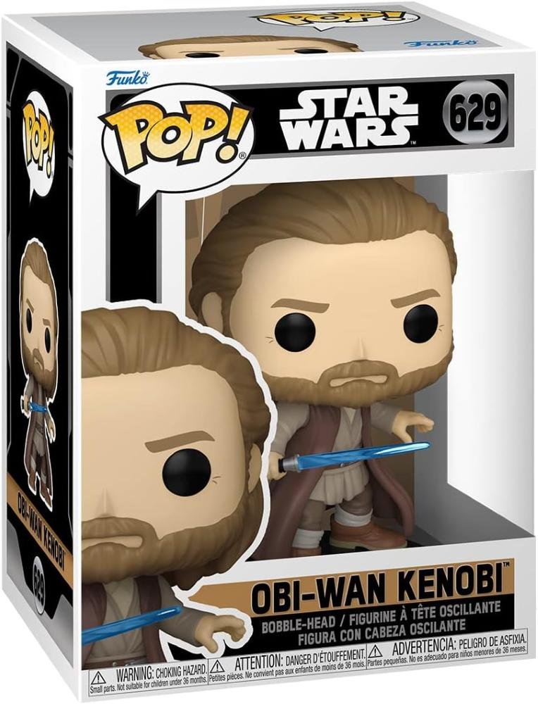 FUNKO POP STAR WARS: OBI-WAN KENOBI S2 - VINYL FIGURE 629 - OBI-WAN (BATTLE POSE) 9CM