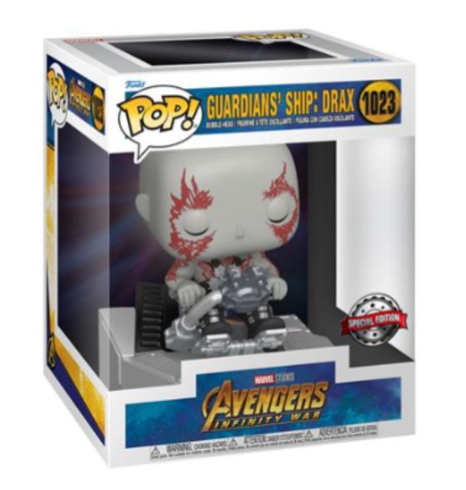 FUNKO POP MARVEL: GUARDIANS OF THE GALAXY - VINYL FIGURE 1023 DELUXE SHIP DRAX GA EXCL*