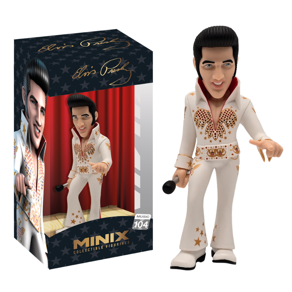 MINIX COLLECTIBLE FIGURINES - Elvis Presley "White"