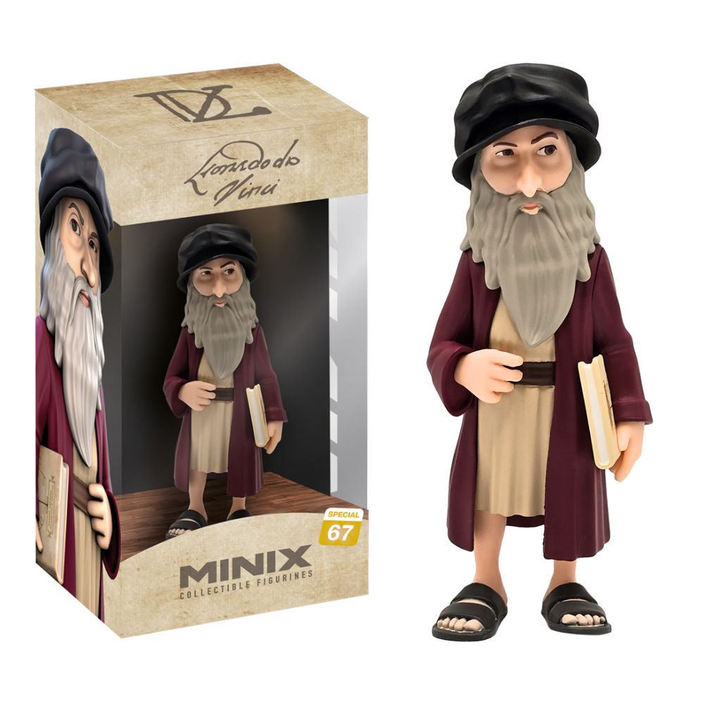 MINIX COLLECTIBLE FIGURINES - Leonardo da Vinci 31/05/24