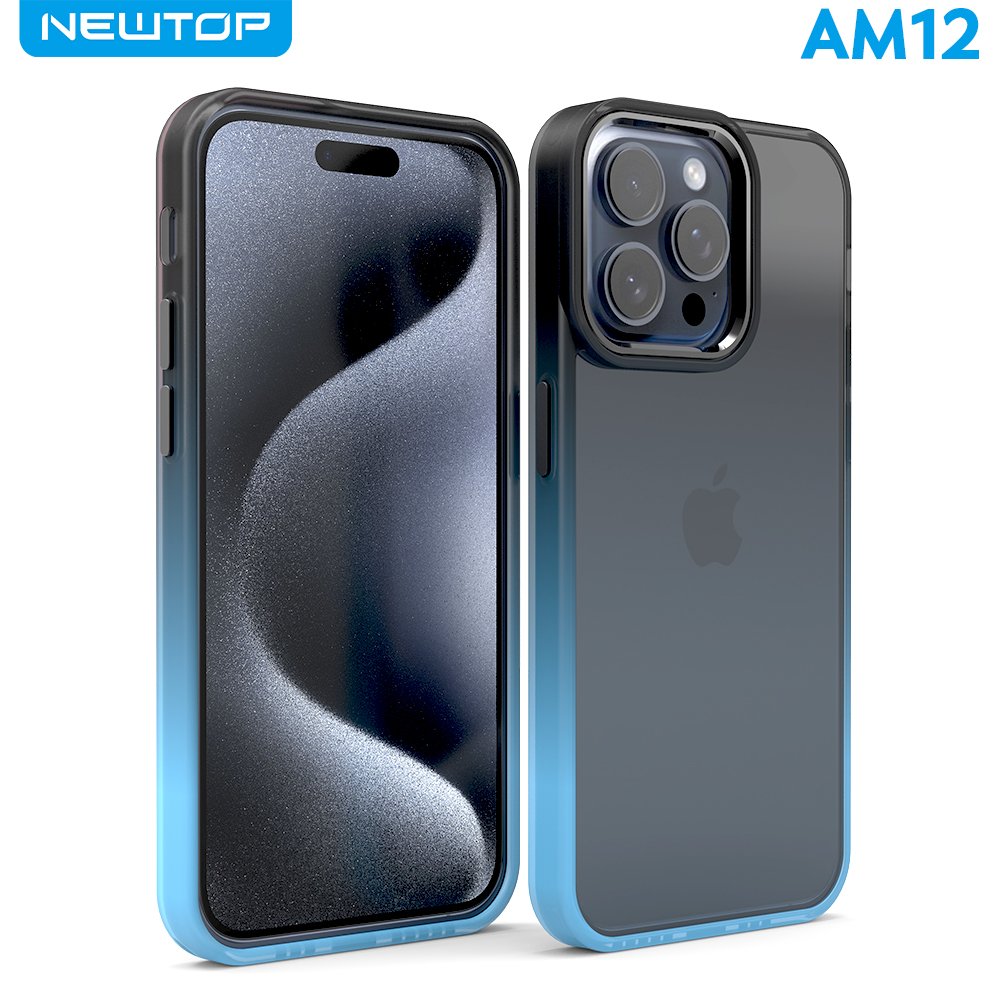 NEWTOP AM12 COVER DUO CROMA IPHONE 15 PRO
