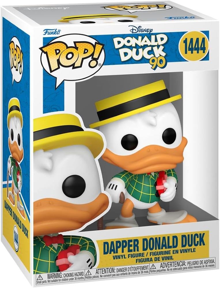 FUNKO POP DISNEY: DONALD DUCK 90TH ANNIVERSARY - VINYL FIGURE 1444 DONALD DUCK (DAPPER) 9CM