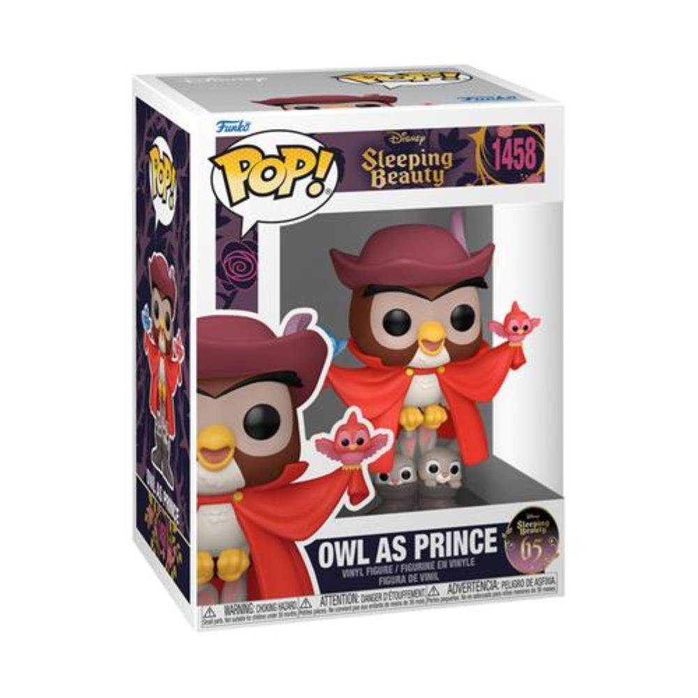 FUNKO POP DISNEY: SLEEPING BEAUTY 65TH ANNIVERSARY - VINYL FIGURE 1458 OWL AS PRINCE 9CM