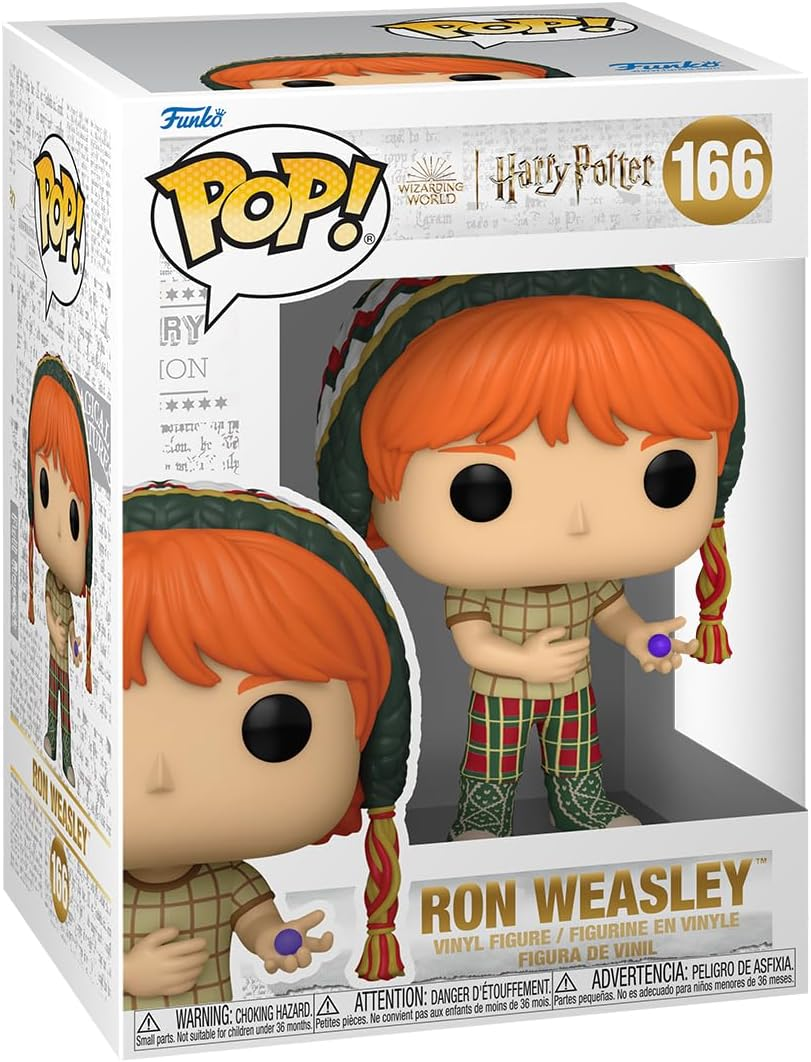 FUNKO POP HARRY POTTER: PRISONER OF AZKABAN - VINYL FIGURE 166 RON W/CANDY 9CM