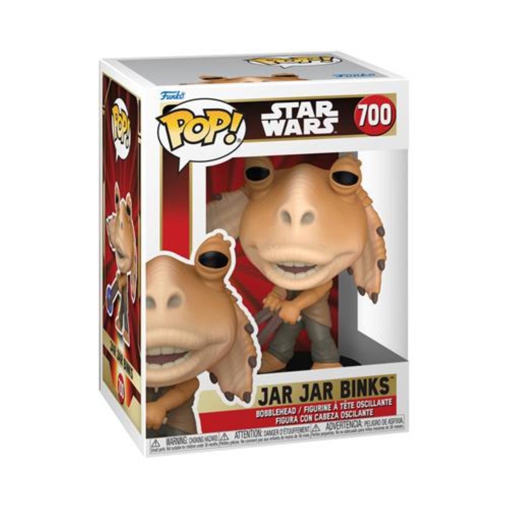 FUNKO POP STAR WARS: THE PHANTOM MENACE - VINYL FIGURE 700 JAR JAR BINKS W/BOOMA BALLS 9CM