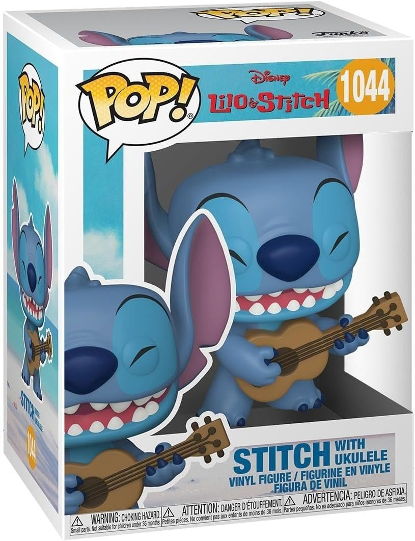 FUNKO POP DISNEY: LILO & STITCH - VINYL FIGURE 1044 STITCH W/UKULELE 9CM