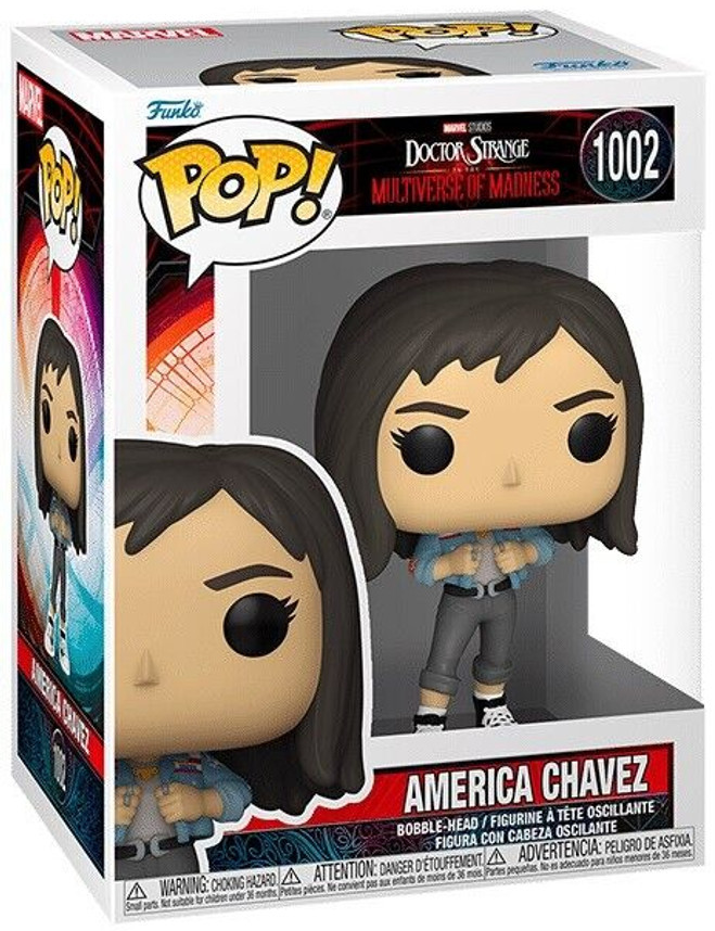 FUNKO POP MARVEL: DOCTOR STRANGE IN THE MULTIVERSE OF MADNESS - POP FUNKO VINYL FIGURE 1002 AMERICA CHAVEZ 9CM*