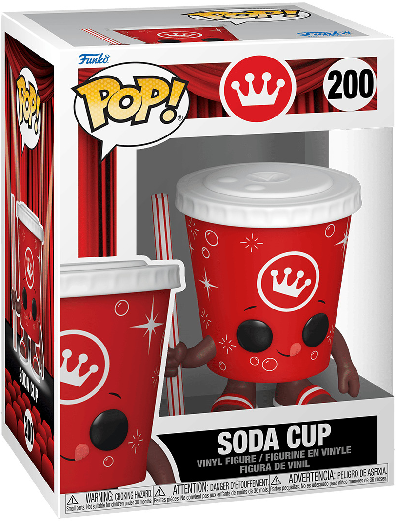 FUNKO POP FOODIES (MOVIE NIGHT) - VINYL FIGURE 200 SODA CUP 9CM*