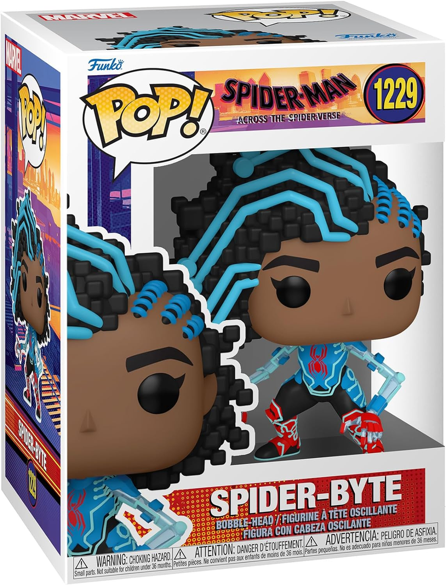 FUNKO POP MARVEL: SPIDER-MAN: ACROSS THE SPIDER-VERSE - VINYL FIGURE 1229 SPIDER-BYTE 9CM*
