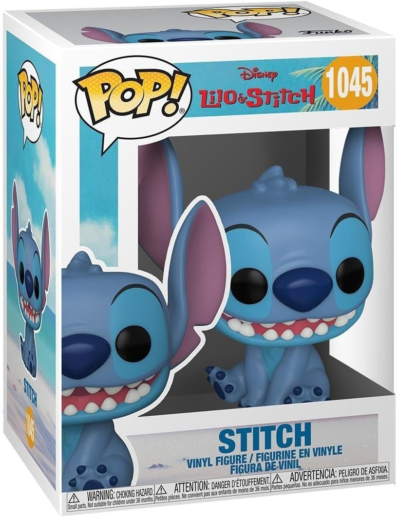 FUNKO POP DISNEY: LILO & STITCH - VINYL FIGURE 1045 SMILING SEATED STITCH 9CM