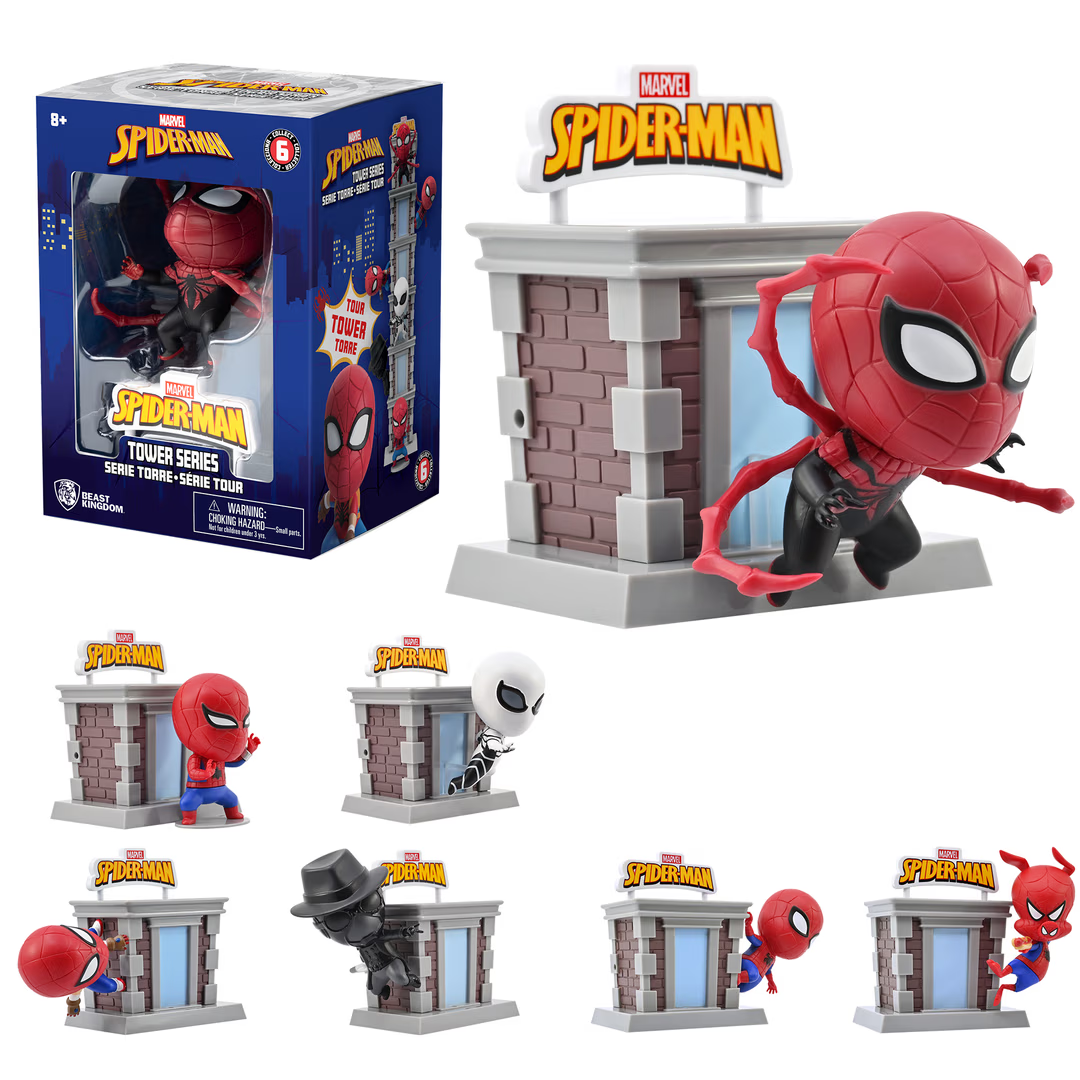 YuMe Window Box - Hero Box Spider-Man - Tower Series - ASSORTED CTN (12 Units) 19716