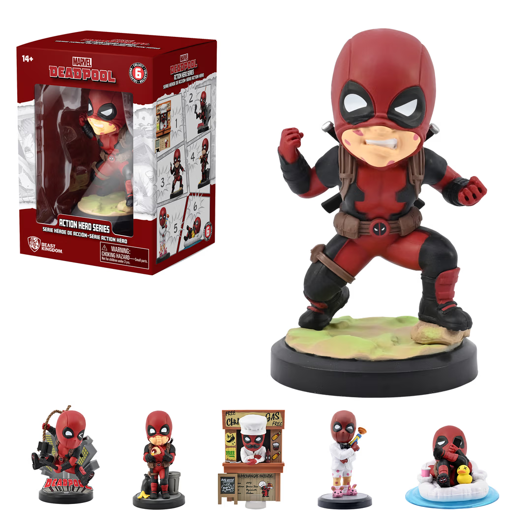 YuMe Window Box - Hero Box Deadpool - Action Hero Series - ASSORTED CTN (12 Units) 19717