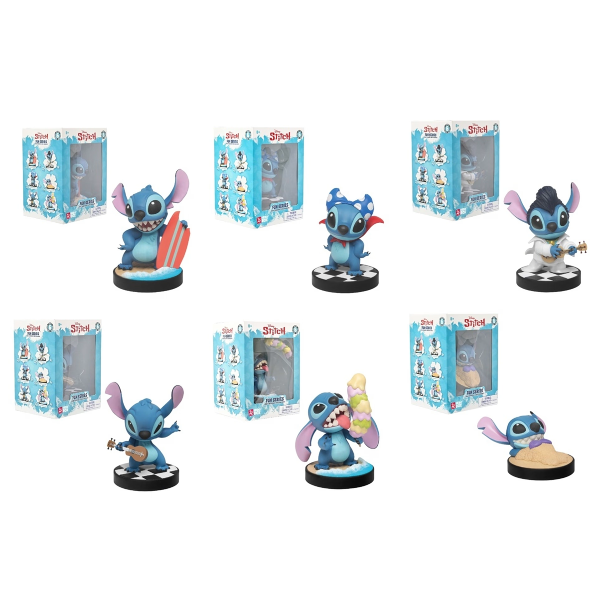 YuMe Window Box - Hero Box Lilo & Stitch - Fun Series - ASSORTED CTN (12 Units) 8CM 19718