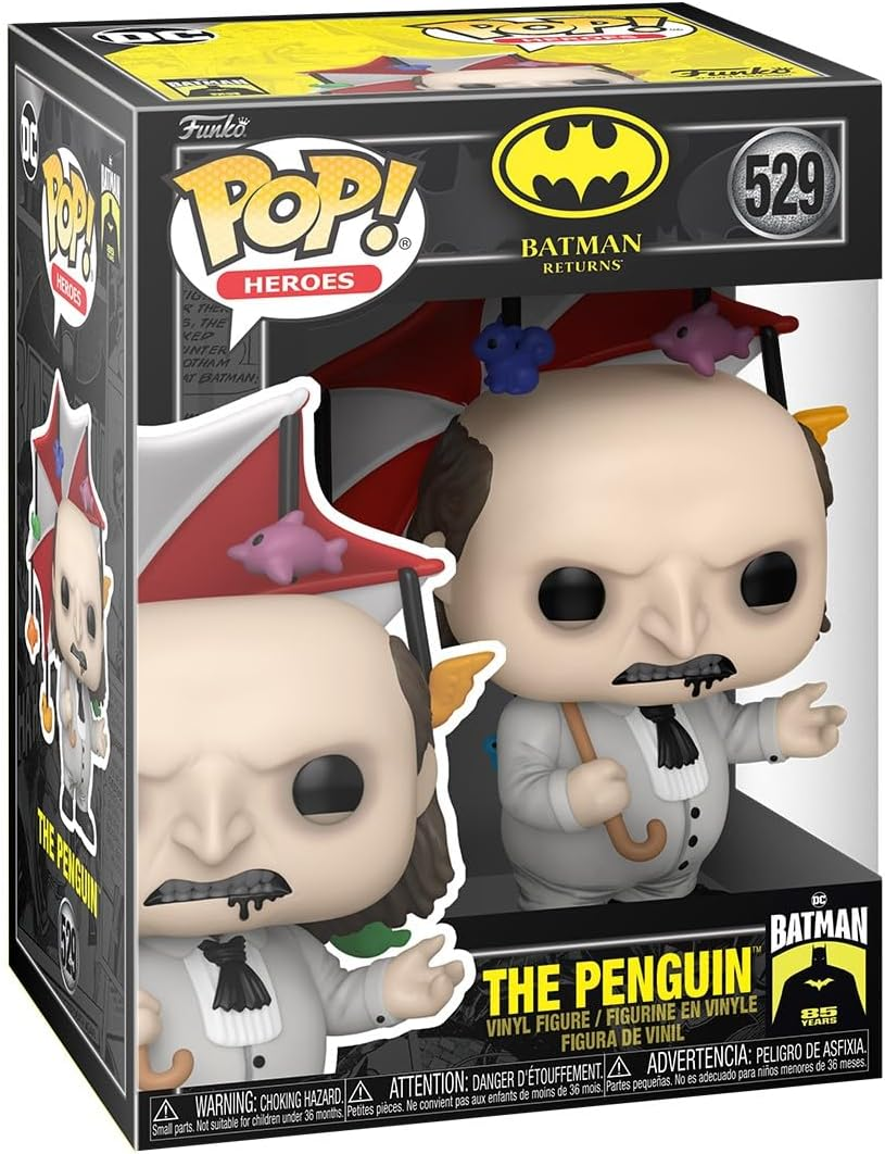 FUNKO POP DC COMICS: BATMAN RETURNS - VINYL FIGURE 529 THE PENGUIN 9CM