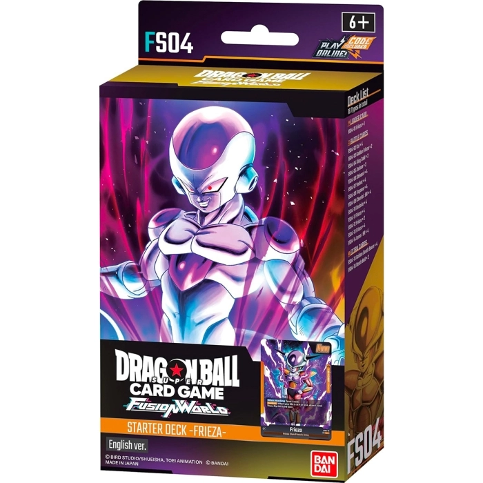 DRAGON BALL FUSION WORLD 01 STARTER DECK FS-04 ENGLISH