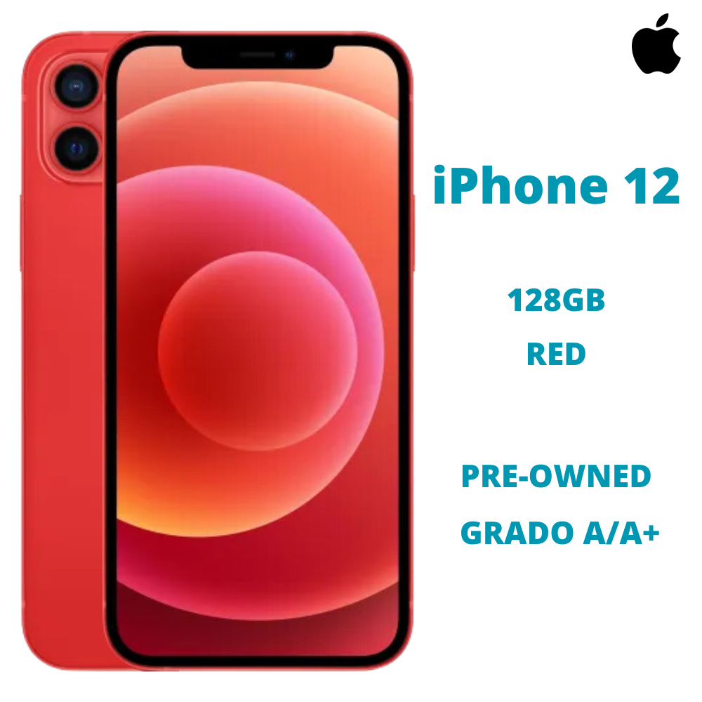 APPLE IPHONE IPHONE 12 128GB RED USATO GRADO …