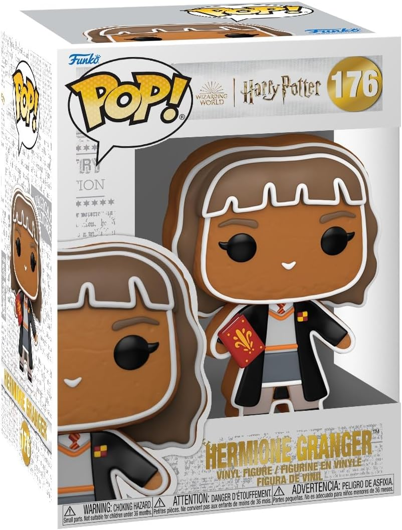 FUNKO POP HARRY POTTER : HOLYDAY - VINYL FIGURE 176 GINGERBREAD HERMIONE 9CM 31/10/24