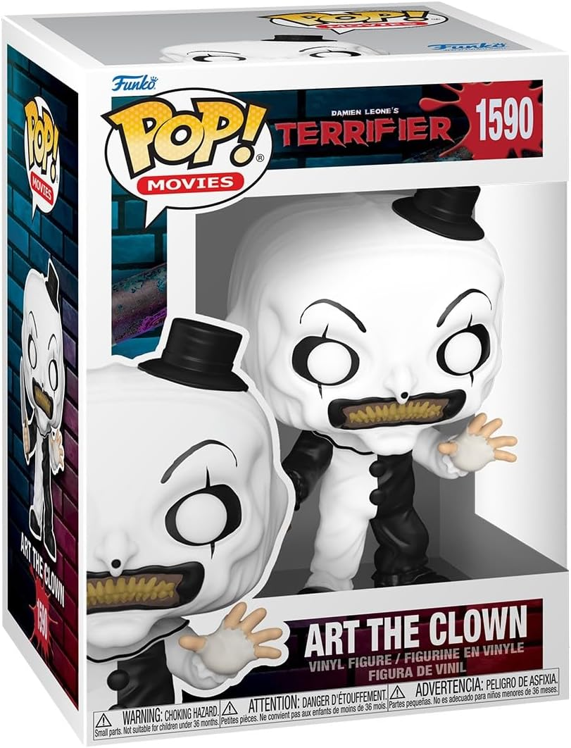 FUNKO POP TERRIFIER - VINYL FIGURE 1590 ART THE CLOWN 9CM 31/10/24