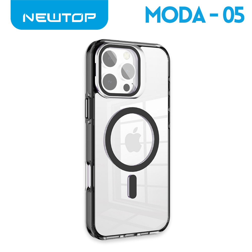 NEWTOP CV39-05 SUPER CLEAR CON SUPPORTO IPHONE 16