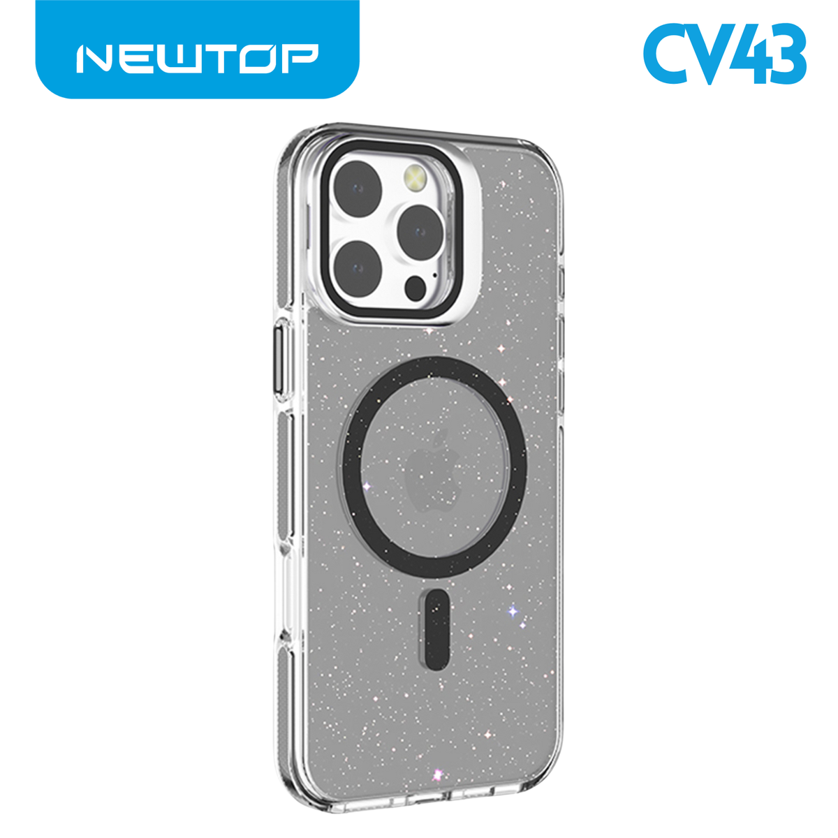 NEWTOP CV43-09 SUPPORTO CON GLITTER IPHONE 14