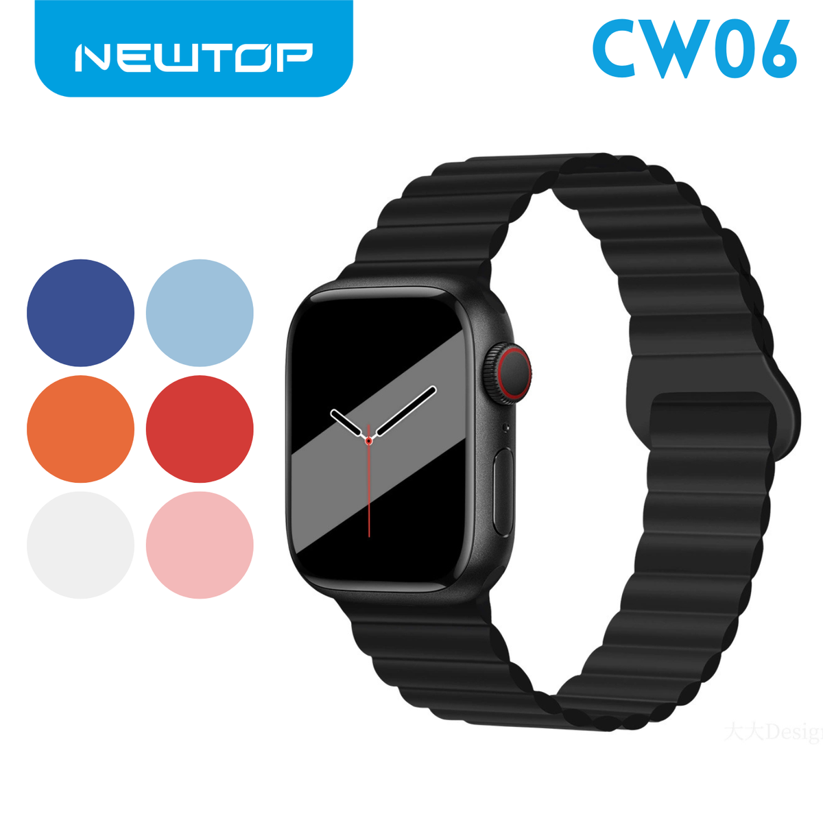 NEWTOP CW06 CINTURINO WATCH IN MORBIDO SILICONE 38 - 40 - 41MM