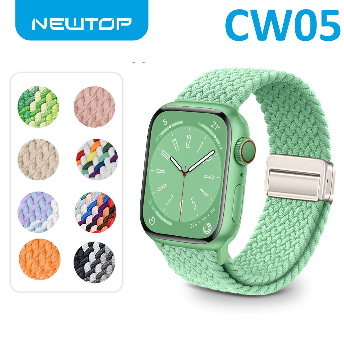 NEWTOP CW05 CINTURINO WATCH IN NYLON COLORATO 38 - 40 - 41MM