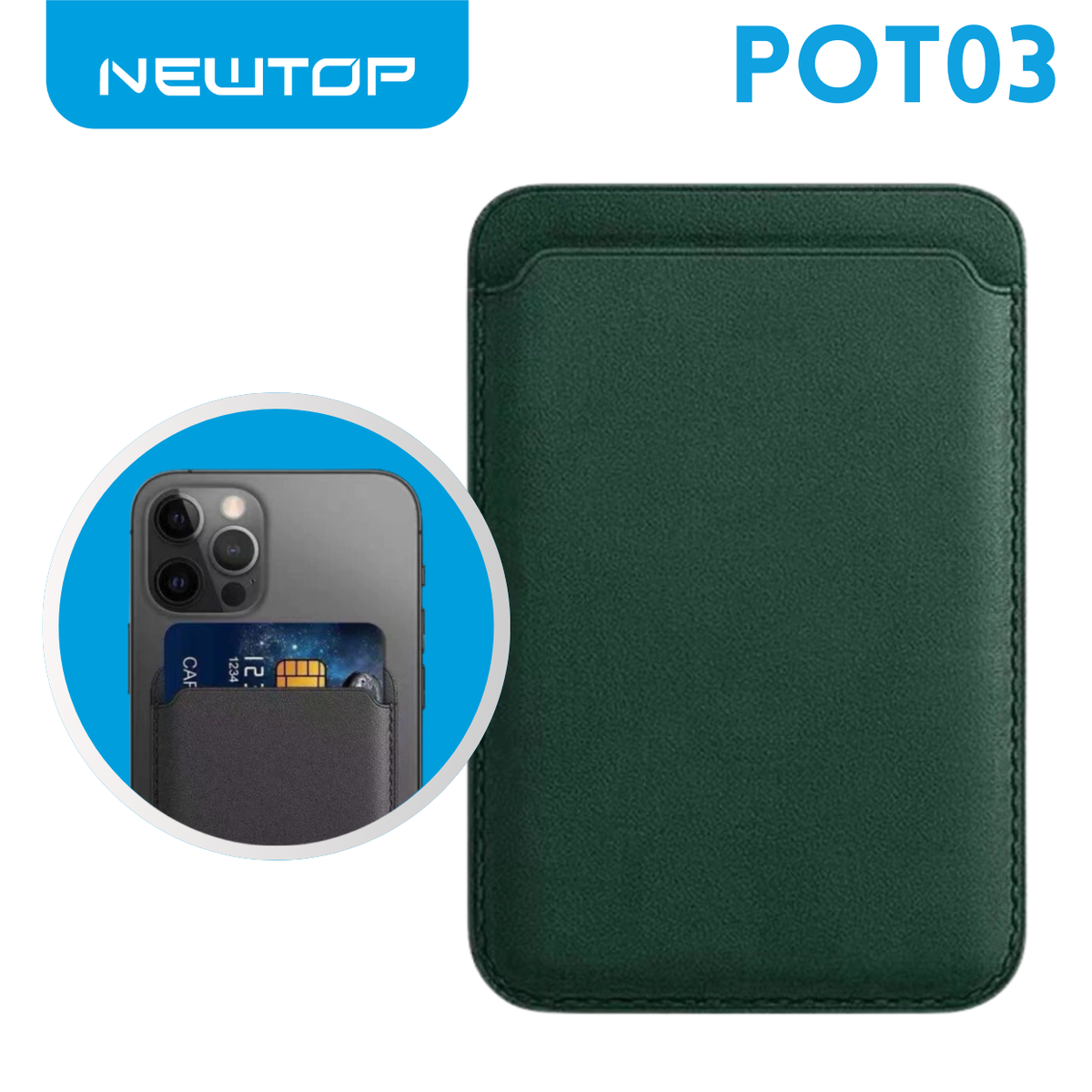 NEWTOP POT03 PORTAFOGLIO CON MAGSAFE
