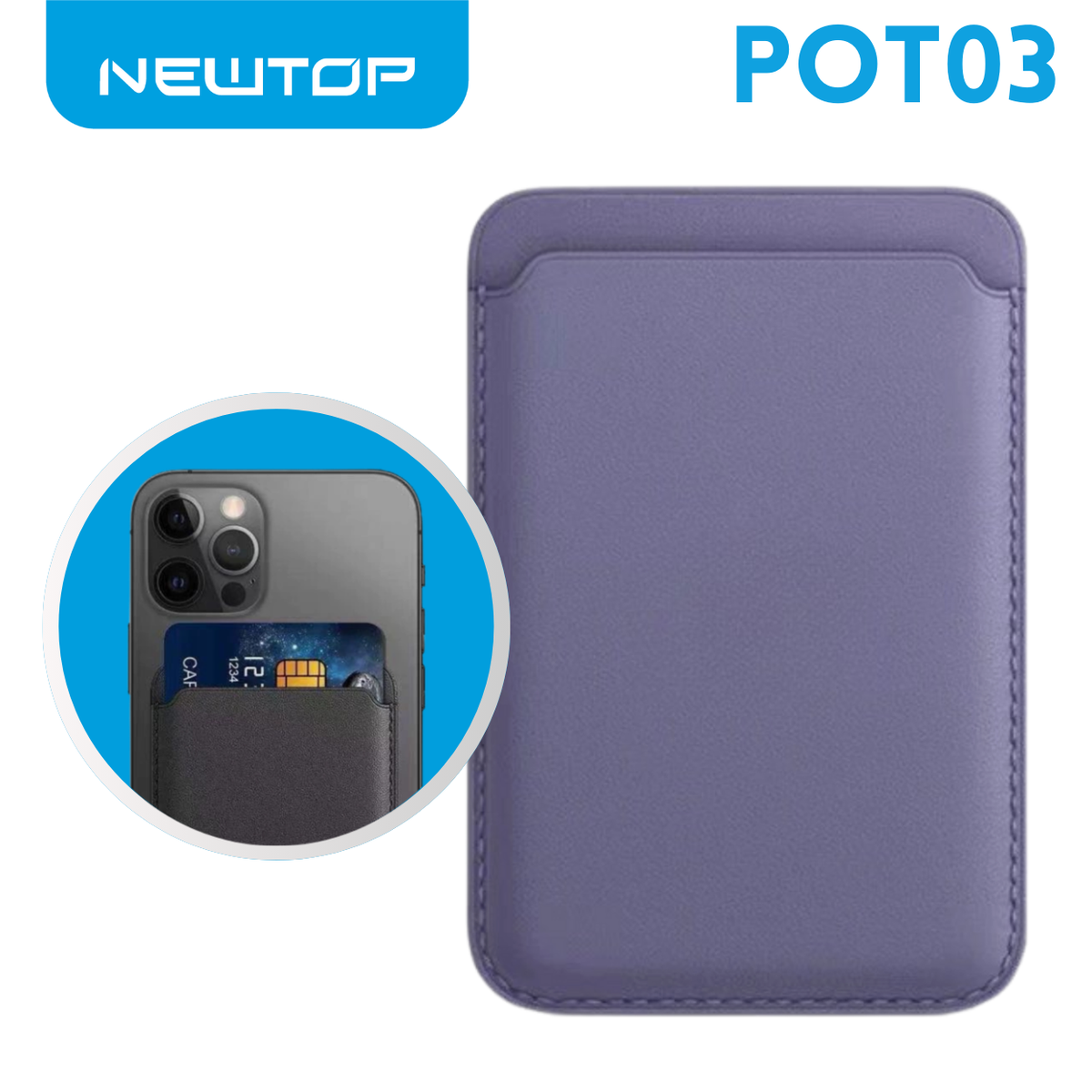 NEWTOP POT03 PORTAFOGLIO CON MAGSAFE