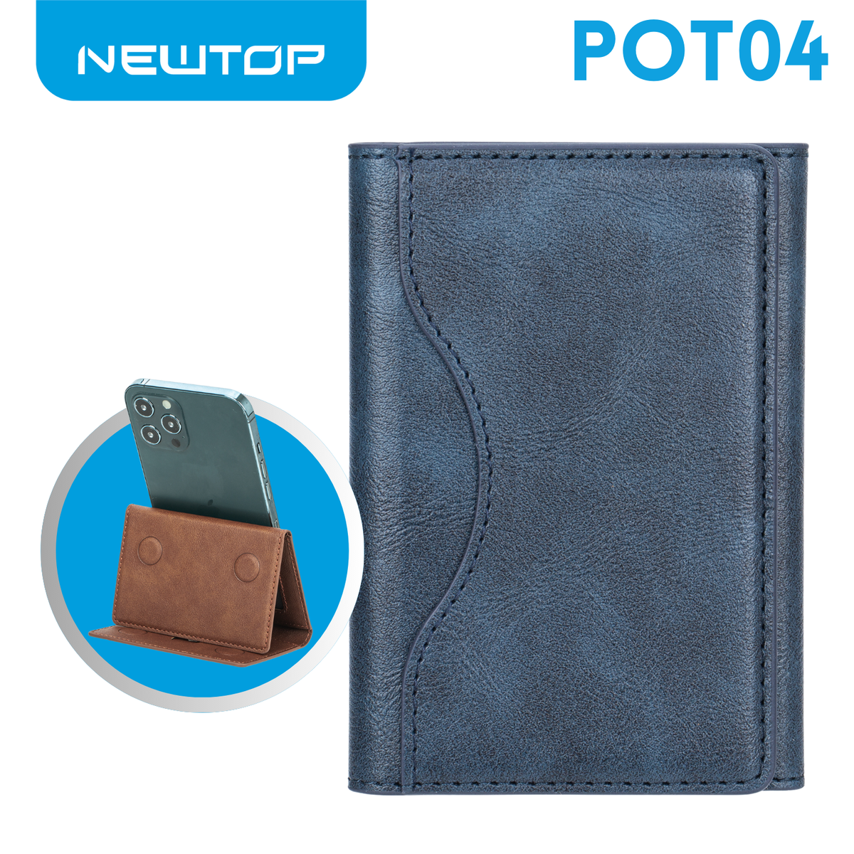 NEWTOP POT04 PORTAFOGLIO CON MAGSAFE
