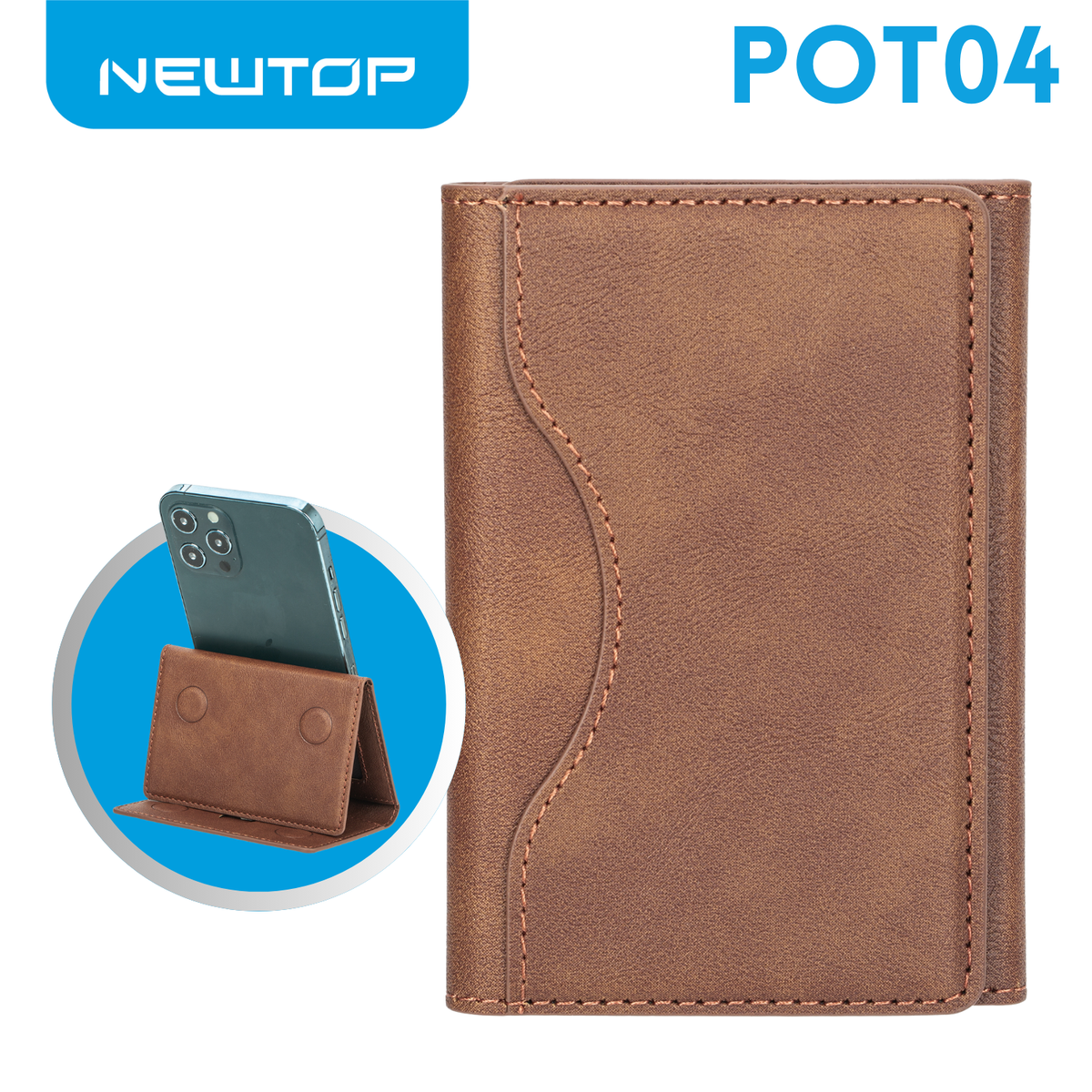 NEWTOP POT04 PORTAFOGLIO CON MAGSAFE